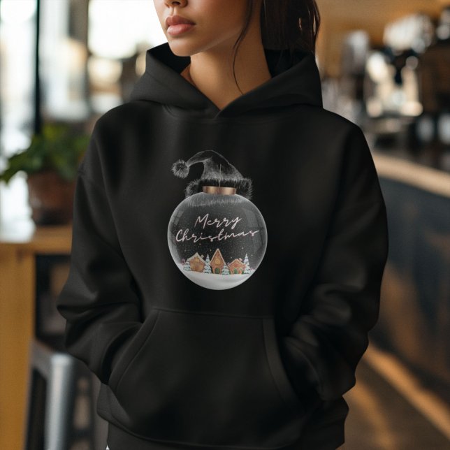 Moletom Feliz Natal, Flocos de Neve de Natal (Criador carregado)