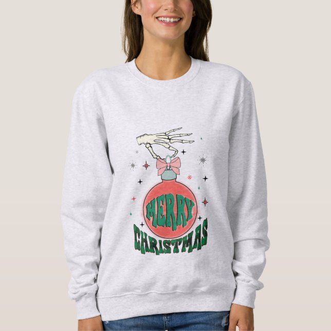 Moletom Feliz Natal Grunge (Frente)