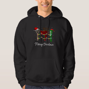Moletom Feliz Natal Hairstylist Red Xadrez Hairdresser
