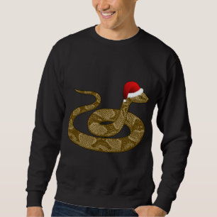 Moletom Feliz Natal Hissmas Cobra de Copperhead Santa Hat