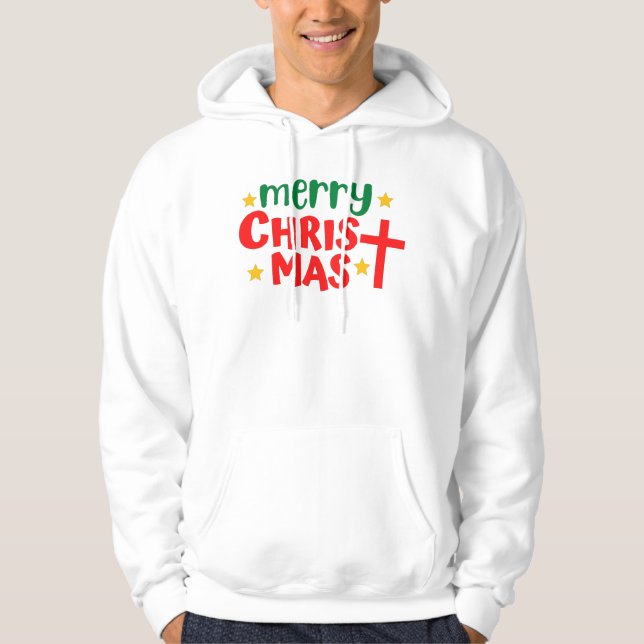 Moletom Feliz Natal Hoodie (Frente)