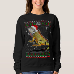 Moletom Feliz Natal Iguana Hat Papais noeis Em Snow Ugl