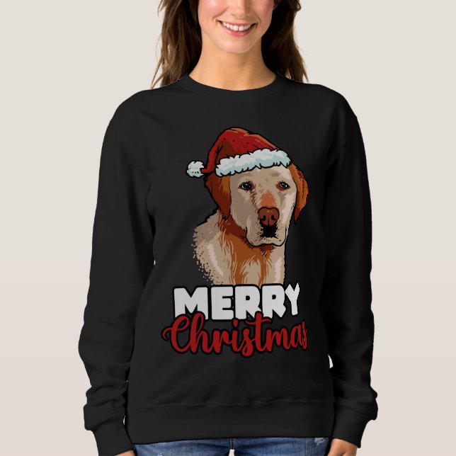Moletom Feliz Natal Labrador Cachorro Retriever 139 (Frente)