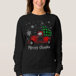 Moletom Feliz Natal Leopard Buffalo Tree Red Pla