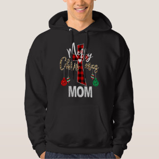 Moletom Feliz Natal Mãe Deus Cruz Xadrez Vermelha Cristã