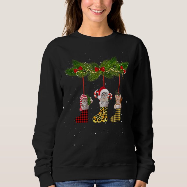 Moletom Feliz Natal Meias Leopard Buffalo Strifalo (Frente)