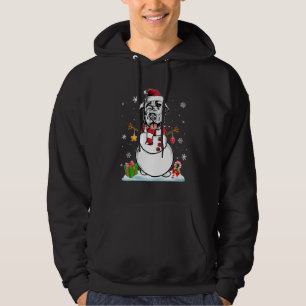 Moletom Feliz Natal Pajama Irish Wolfhound Dog Papais noei