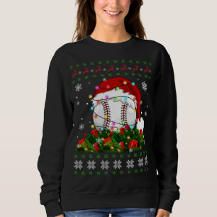 Moletom Feliz Natal Pajama Luz Baseball Spor