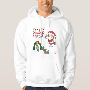 Moletom Feliz Natal Papais noeis de Skater Crianças Feriad
