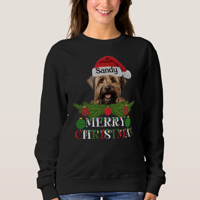 Moletom Feliz Natal para Cachorro Personalizado (Frente)