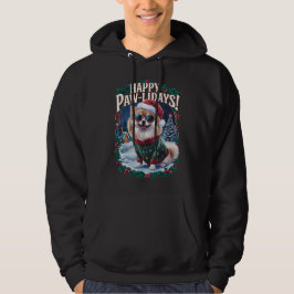 Moletom Feliz Natal Pawlidays Pomeraniano Feliz Férias de