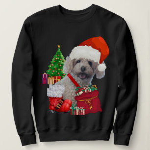 Moletom Feliz Natal Poodle Sweatshirt