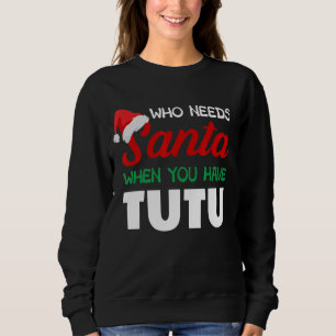 Moletom Feliz Natal Que Precisa De Papais noeis Tutu Hawai