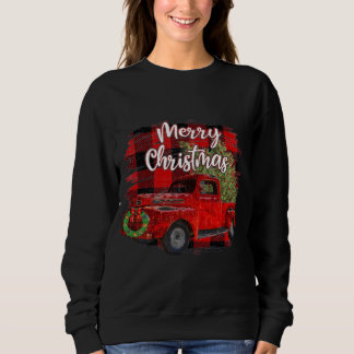Moletom Feliz Natal Red Truck Buffalo Xadrez Natal