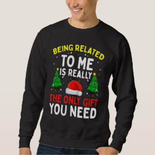 Moletom Feliz Natal Relacionado à Piada da Família Mim