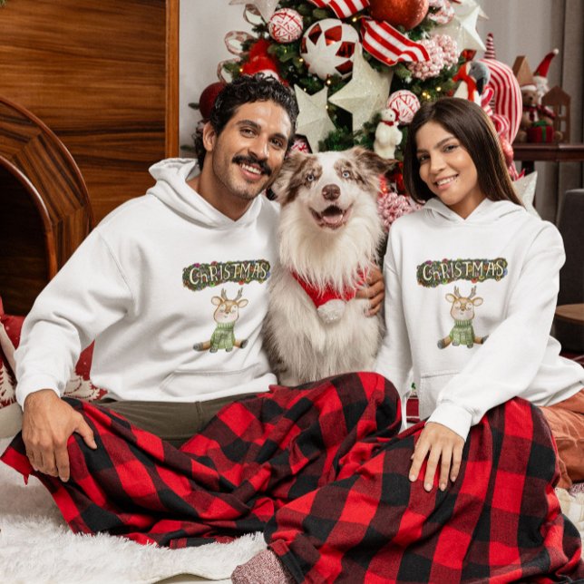 Moletom Feliz Natal, Rena de Natal (Criador carregado)