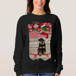 Moletom Feliz Natal Rottweiler Puppy No skate