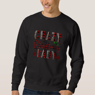 Moletom Feliz Natal Senhora Leopard Buffalo Xadrez Vermelh
