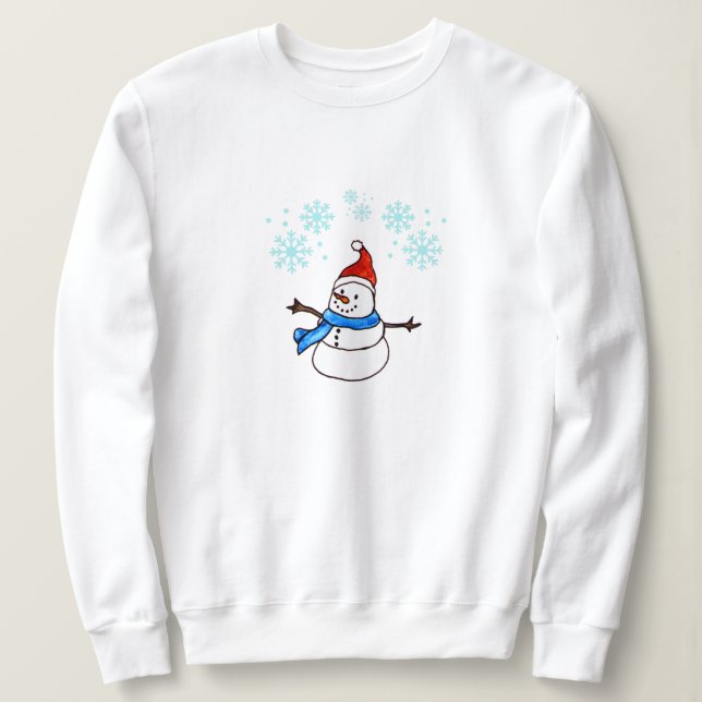 Moletom Feliz Natal Snowman Sweet (Frente do Design)