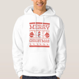 Moletom Feliz Natal Snowman Ugly Sweater Hoodie