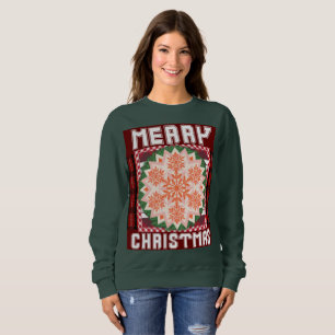 Moletom Feliz Natal Snowy Picnic Patterna Sweater