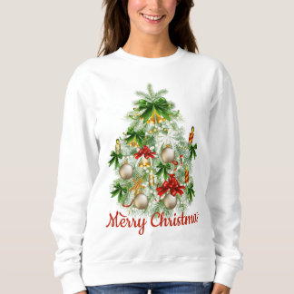 Moletom Feliz Natal Tree Holiday Sweatshirt