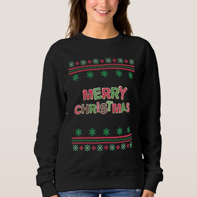 Moletom Feliz Natal Ugly Sweater (Frente)