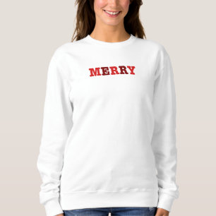 Moletom Feliz Natal Vermelho feliz
