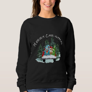 Moletom Feliz Natal Xmas Gnomo Red Truck Pajamas