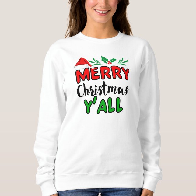 Moletom Feliz Natal Y Sweatshirt (Frente)