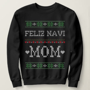 Moletom FELIZ NAVI MÃE de Natal