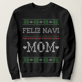 Moletom FELIZ NAVI MÃE de Natal