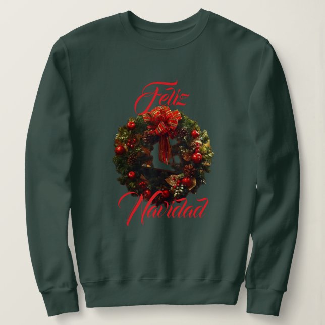 Moletom Feliz Navidad (Frente do Design)