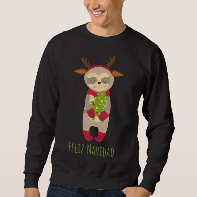 Moletom Feliz Navidad Sloth (Frente)