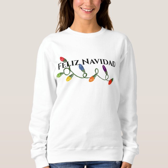 Moletom Feliz Navidad Sweatshirt (Frente)