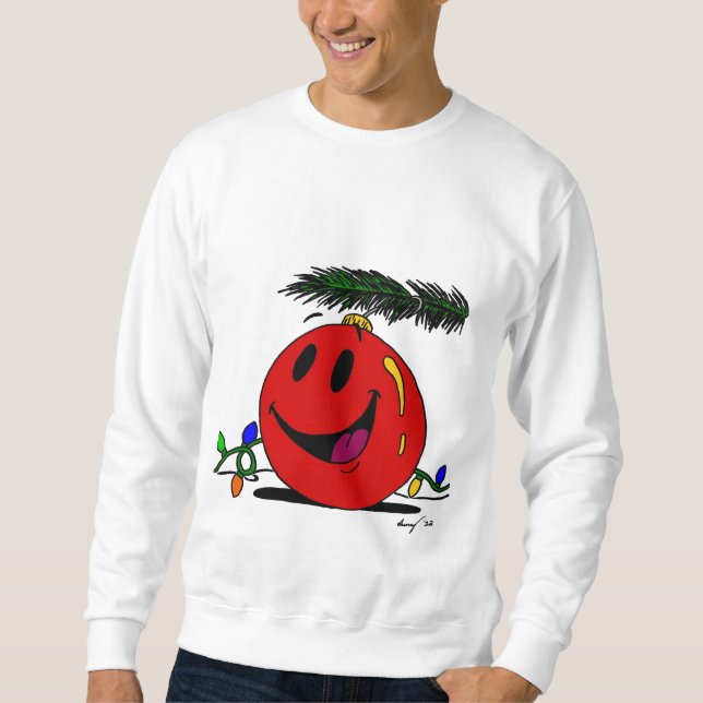 Moletom Feliz Ornament Mens Sweatshirt (Frente)