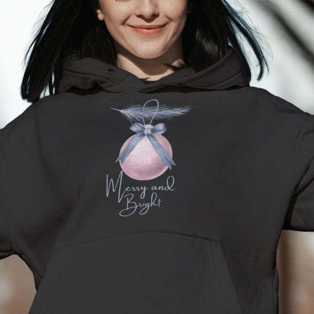 Moletom Feliz Pastel e Ornament Brilhante Natal para as mu (Criador carregado)