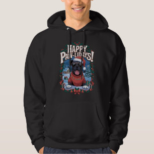 Moletom Feliz Pawliday Cane Corso Feliz Natal Divertido