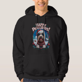 Moletom Feliz Pawlidays Revestidos Moles, Rodas, Terrier X