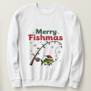 Moletom Feliz Peixesmas – Piadas de Peixes de Natal Amante