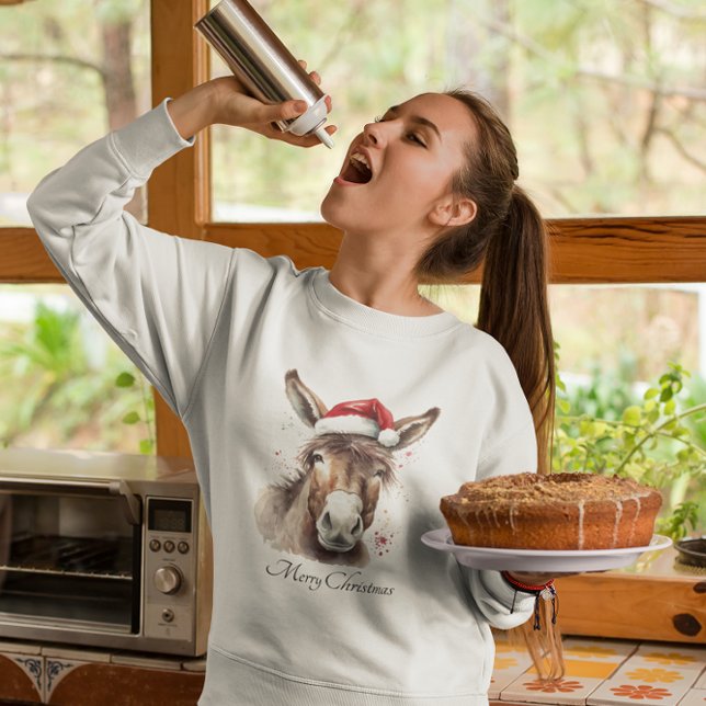 Moletom Feliz Pequeno Cachorro de Natal, personalizado (Criador carregado)