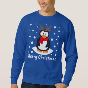 Moletom Feliz Pinguim de Natal