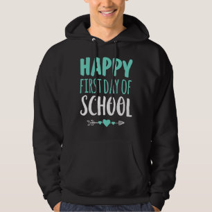 Moletom Feliz Primeiro Dia Da Escola De Volta À Escola 1