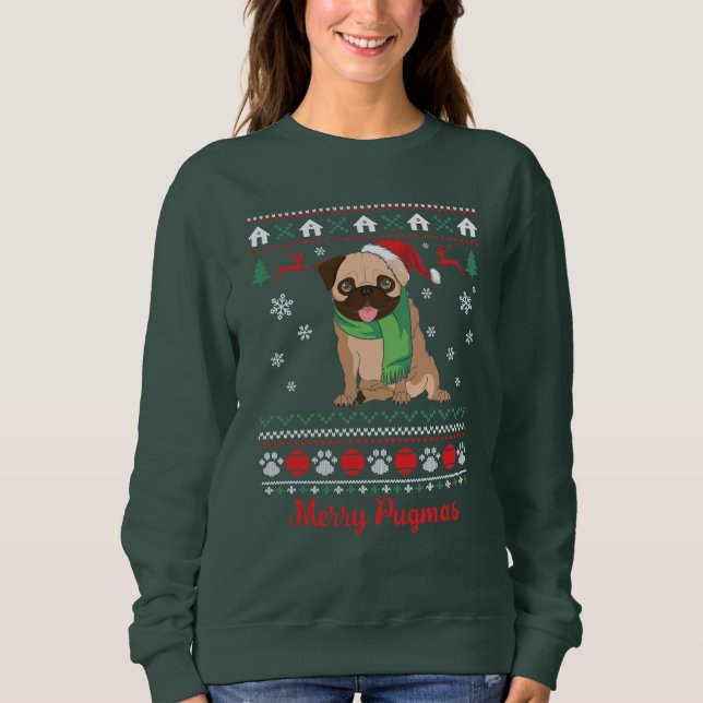 Moletom Feliz Pugmas Feia (Frente)