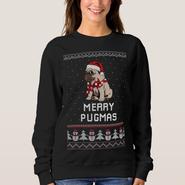 Moletom Feliz Pugmas - Natal (Frente)