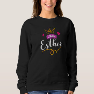 Moletom Feliz Purim Idea Rainha Esther Hebrew Jewis