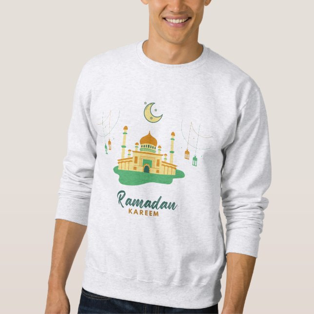 Moletom Feliz Ramadan Kareem E Eid Mubarak 2023 (Frente)