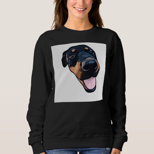 Moletom Feliz Rottweiler 35 (Frente)