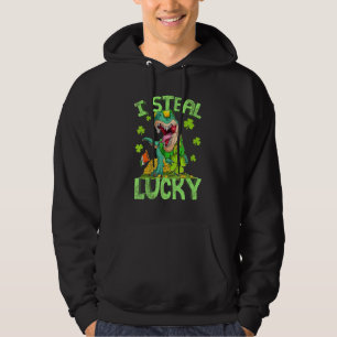 Moletom Feliz Rua no T Rex Saint Patrick Dinosaur Bo