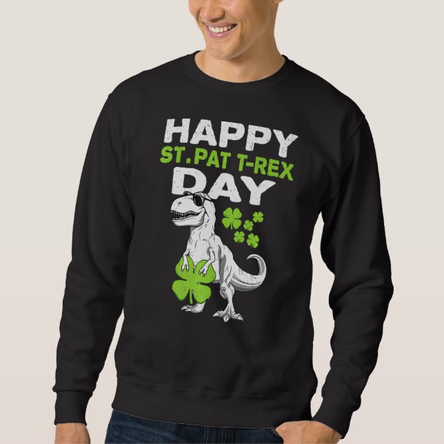 Moletom Feliz Rua no Trex Day Dino Toddler (Frente)